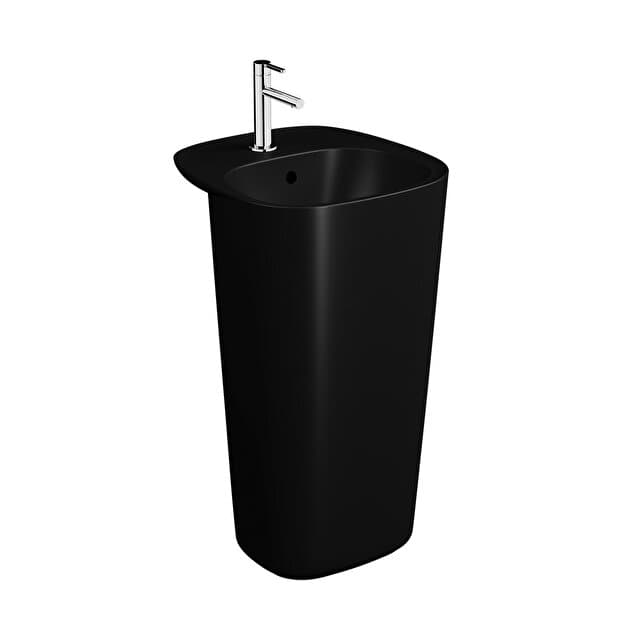 Plural Washbasin 50cm-M.Black VC Vitra 