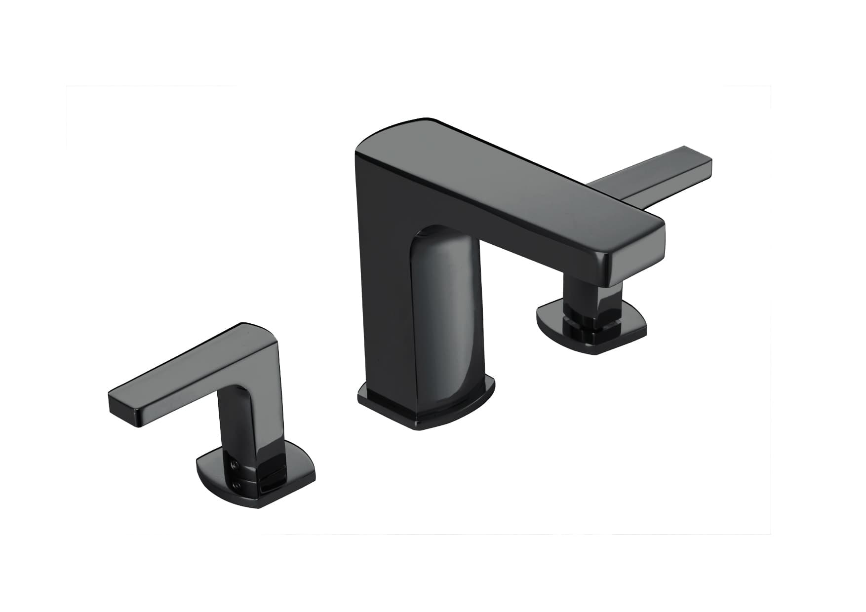 Basin mixer with pop-up waste> Brushed titanium black Roca A5A4420NMN