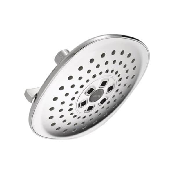 DELTA® 8" Round 3-Setting H2Okinetic® Showerhead Delta 52686-SS