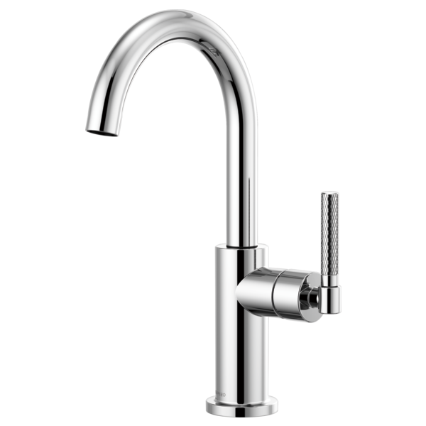 LITZE® Bar Faucet with Arc Spout and Knurled Handle Kit Brizo 61043LF-PC