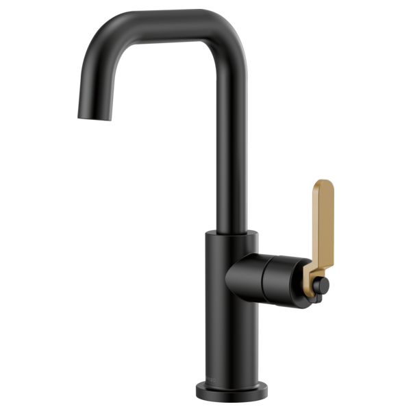 LITZE® Bar Faucet with Square Spout and Industrial Handle Kit Brizo 61054LF-BLGL