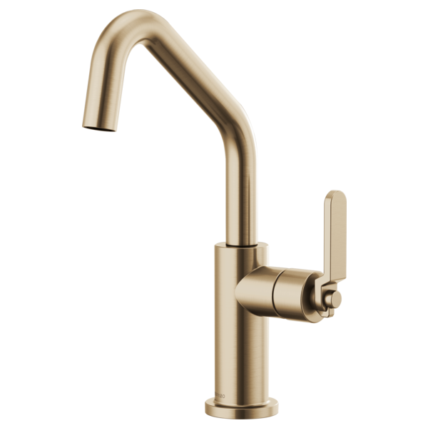 LITZE® Bar Faucet with Angled Spout and Industrial Handle Kit Brizo 61064LF-GL