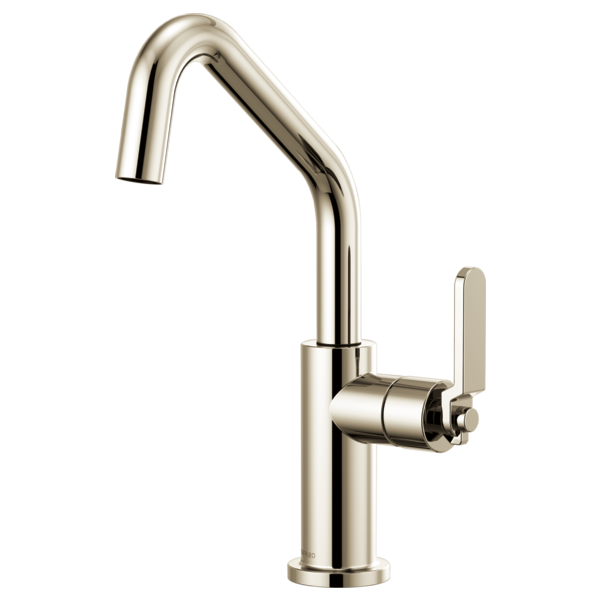 LITZE® Bar Faucet with Angled Spout and Industrial Handle Kit Brizo 61064LF-PN