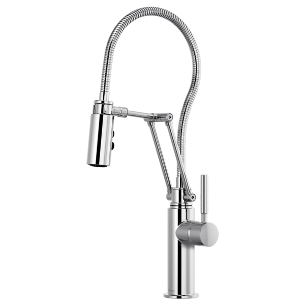 SOLNA® Articulating Faucet With Finished Hose Brizo 63121LF-PC