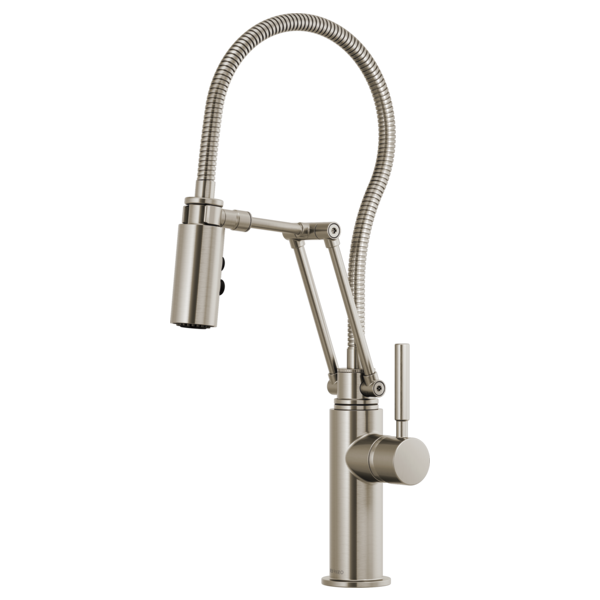 SOLNA® Articulating Faucet With Finished Hose Brizo 63121LF-SS